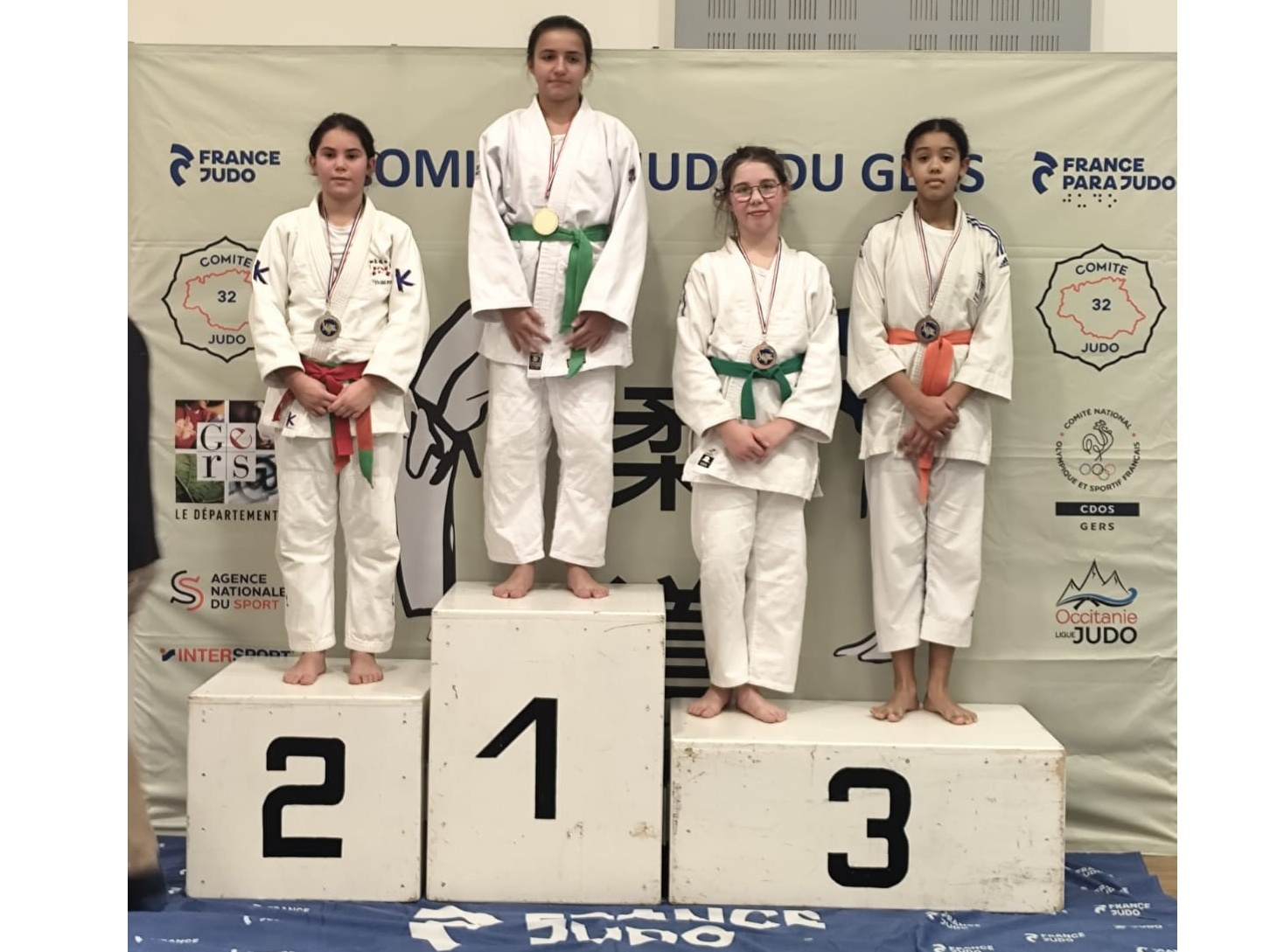 Podium régional Condom Benjamins